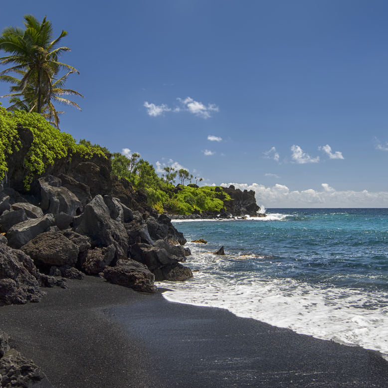 Wainapanapa Beach Hana Maui Hawaii